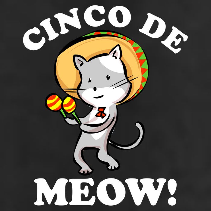 Cinco De Meow! Mayo Funny Mexican Cat Adult Drive Performance Visor
