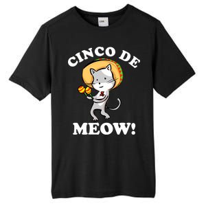 Cinco De Meow! Mayo Funny Mexican Cat Tall Fusion ChromaSoft Performance T-Shirt