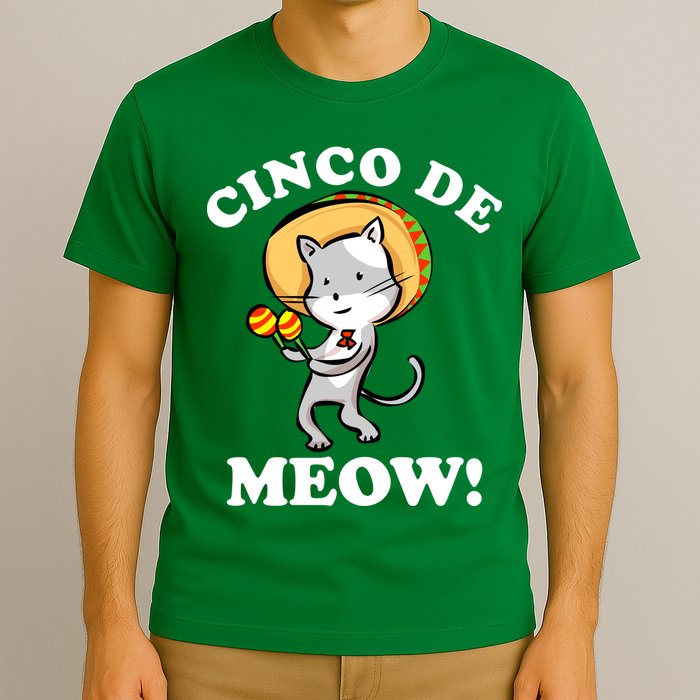 Cinco De Meow! Mayo Funny Mexican Cat T-Shirt