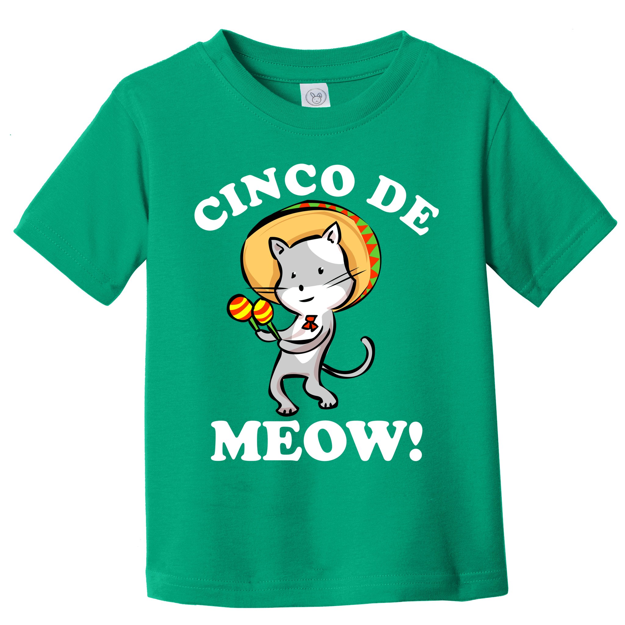 Cinco De Meow! Mayo Funny Mexican Cat Toddler T-Shirt