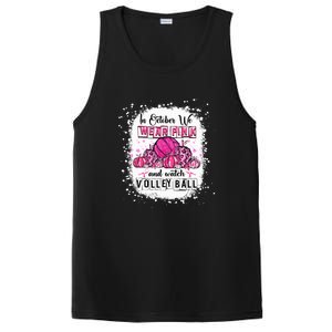 Cute In October We Wear Pink Volleyball Breast Cancer Awareness Gift PosiCharge Competitor Tank