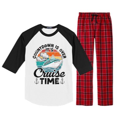 Countdown Is Over ItS Cruise Time Raglan Sleeve Pajama Set