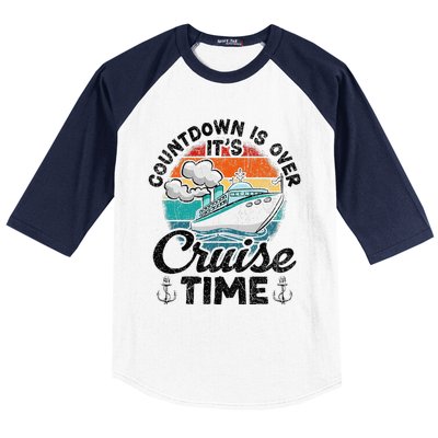 Countdown Is Over ItS Cruise Time Baseball Sleeve Shirt