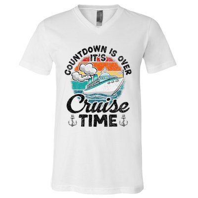 Countdown Is Over ItS Cruise Time V-Neck T-Shirt