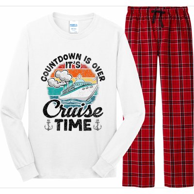 Countdown Is Over ItS Cruise Time Long Sleeve Pajama Set