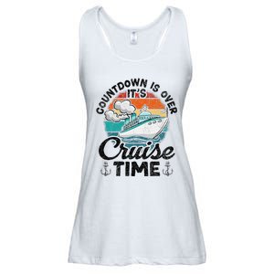 Countdown Is Over ItS Cruise Time Ladies Essential Flowy Tank