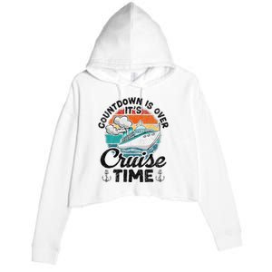 Countdown Is Over ItS Cruise Time Crop Fleece Hoodie