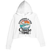 Countdown Is Over ItS Cruise Time Crop Fleece Hoodie