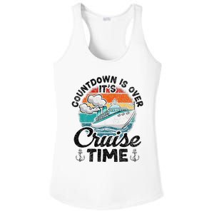 Countdown Is Over ItS Cruise Time Ladies PosiCharge Competitor Racerback Tank