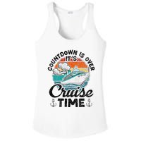 Countdown Is Over ItS Cruise Time Ladies PosiCharge Competitor Racerback Tank