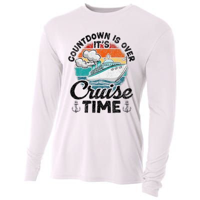 Countdown Is Over ItS Cruise Time Cooling Performance Long Sleeve Crew