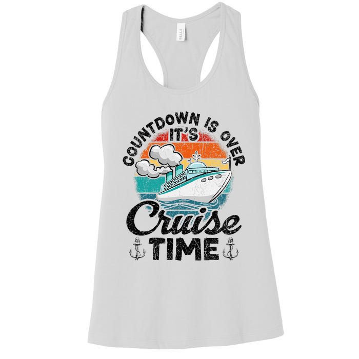 Countdown Is Over ItS Cruise Time Women's Racerback Tank