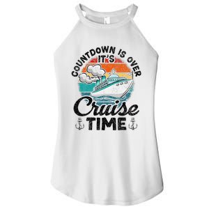 Countdown Is Over ItS Cruise Time Women's Perfect Tri Rocker Tank