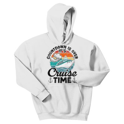 Countdown Is Over ItS Cruise Time Kids Hoodie