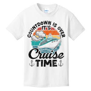 Countdown Is Over ItS Cruise Time Kids T-Shirt