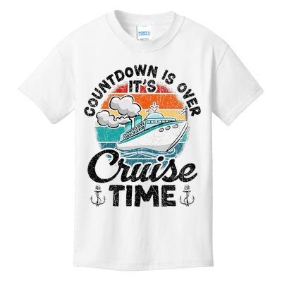 Countdown Is Over ItS Cruise Time Kids T-Shirt