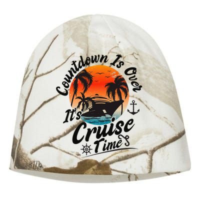 Countdown Is Over ItS Cruise Time Family Cruising Couples Kati - Camo Knit Beanie