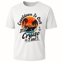 Countdown Is Over ItS Cruise Time Family Cruising Couples Cooling Performance Crew T-Shirt