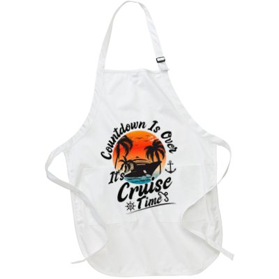 Countdown Is Over ItS Cruise Time Family Cruising Couples Apron