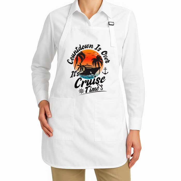 Countdown Is Over ItS Cruise Time Family Cruising Couples Apron