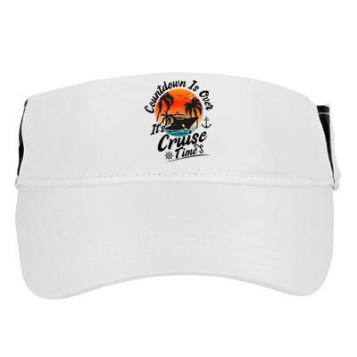 Countdown Is Over ItS Cruise Time Family Cruising Couples Adult Drive Performance Visor