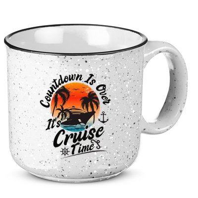Countdown Is Over ItS Cruise Time Family Cruising Couples 15oz Campfire Ceramic Mug