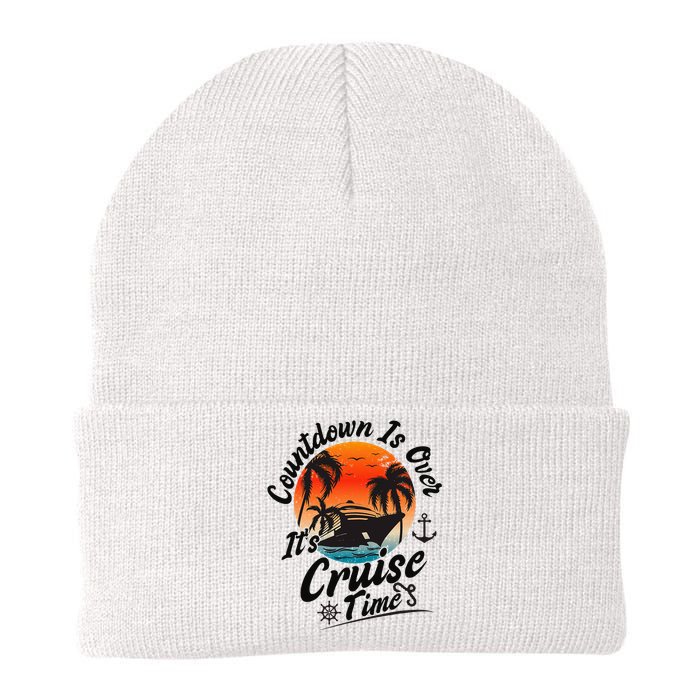 Countdown Is Over ItS Cruise Time Family Cruising Couples Knit Cap Winter Beanie