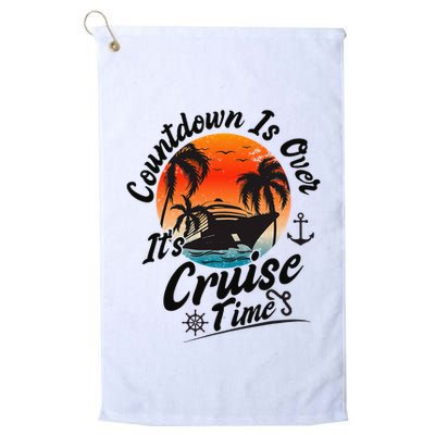 Countdown Is Over ItS Cruise Time Family Cruising Couples Golf Towel