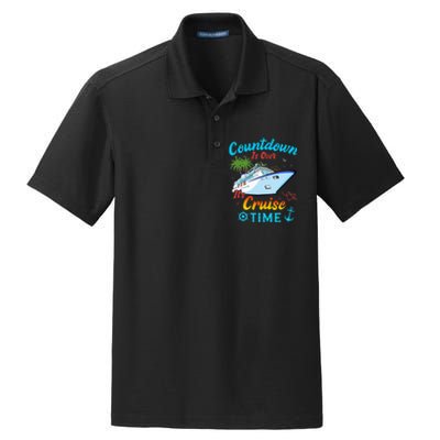 Countdown Is Over ItS Cruise Time Cruise Ship Dry Zone Grid Polo