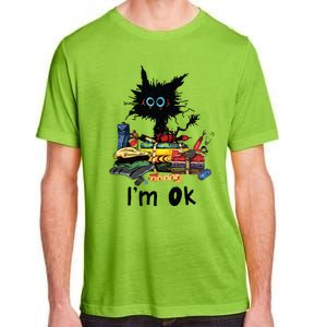 Cats Im Ok Funny Quilting Love Cats Adult ChromaSoft Performance T-Shirt