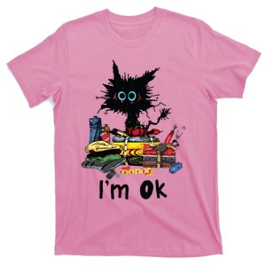 Cats Im Ok Funny Quilting Love Cats T-Shirt