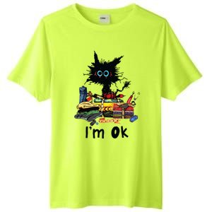 Cats Im Ok Funny Quilting Love Cats Tall Fusion ChromaSoft Performance T-Shirt