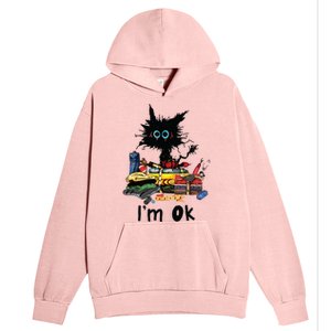 Cats Im Ok Funny Quilting Love Cats Urban Pullover Hoodie