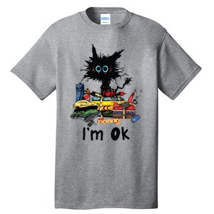 Cats Im Ok Funny Quilting Love Cats Tall T-Shirt