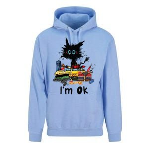 Cats Im Ok Funny Quilting Love Cats Unisex Surf Hoodie