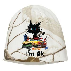 Cats Im Ok Funny Quilting Love Cats Kati - Camo Knit Beanie