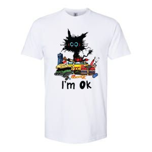 Cats Im Ok Funny Quilting Love Cats Softstyle CVC T-Shirt