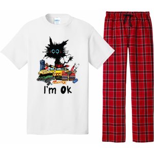 Cats Im Ok Funny Quilting Love Cats Pajama Set