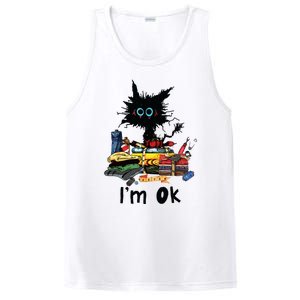 Cats Im Ok Funny Quilting Love Cats PosiCharge Competitor Tank