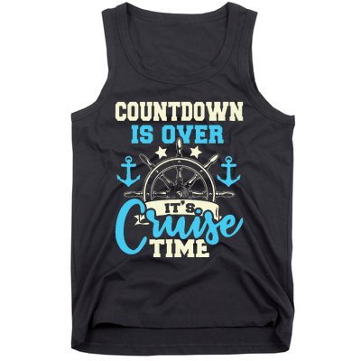 Countdown Is Over ItS Cruise Time Cruising Lover Cruiser Tank Top