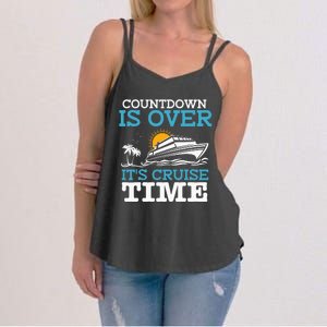 Countdown Is Over It's Cruise Time Cruising Lover Cruiser Women's Strappy Tank