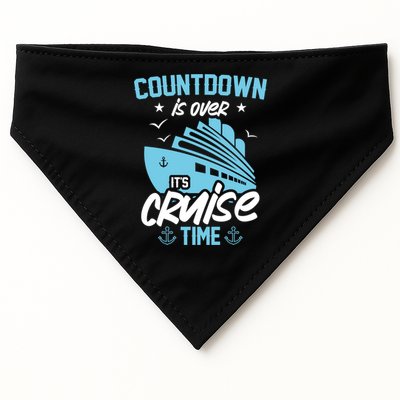 Countdown Is Over Its Cruise Time Critic Pirate Gift USA-Made Doggie Bandana