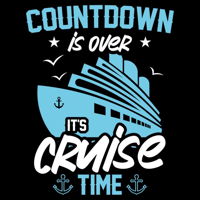 Countdown Is Over Its Cruise Time Critic Pirate Gift Cooling Performance Crew T-Shirt