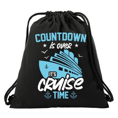 Countdown Is Over Its Cruise Time Critic Pirate Gift Drawstring Bag