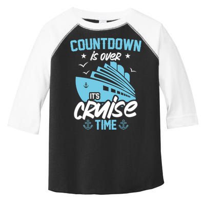 Countdown Is Over Its Cruise Time Critic Pirate Gift Toddler Fine Jersey T-Shirt
