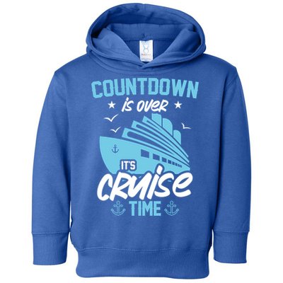 Countdown Is Over Its Cruise Time Critic Pirate Gift Toddler Hoodie