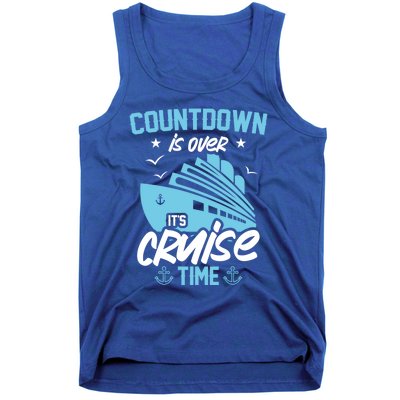 Countdown Is Over Its Cruise Time Critic Pirate Gift Tank Top