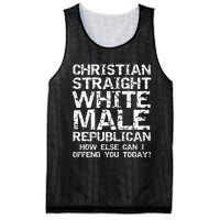 Can I Offend You? Christian Straight White Male Republican Mesh Reversible Basketball Jersey Tank