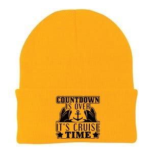 Countdown Is Over Its Cruise Time Holiday Gift Knit Cap Winter Beanie