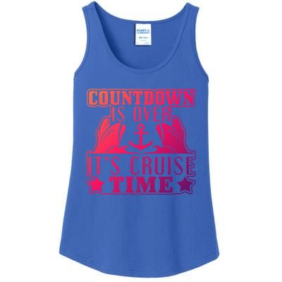 Countdown Is Over Its Cruise Time Holiday Gift Ladies Essential Tank